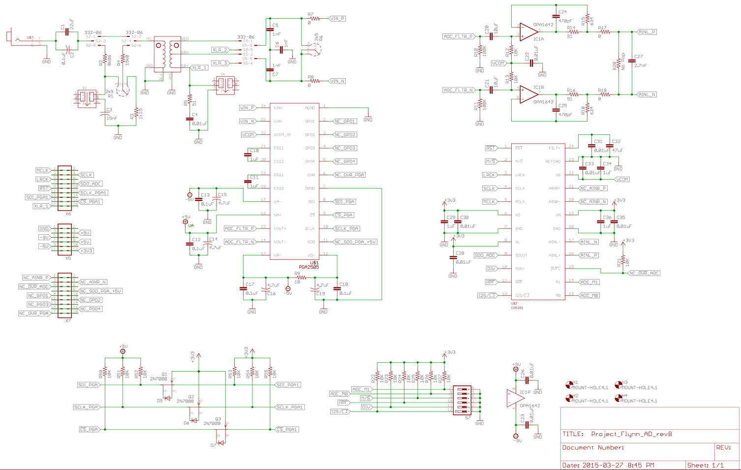 Hardware Input Schematic